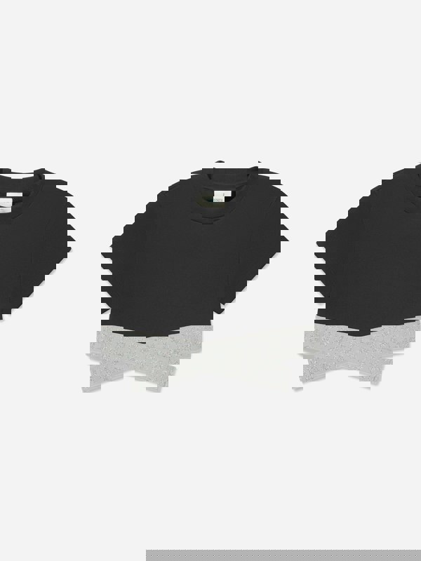 Fendi Kids Fendi Girls Cropped FF Logo Top in Black