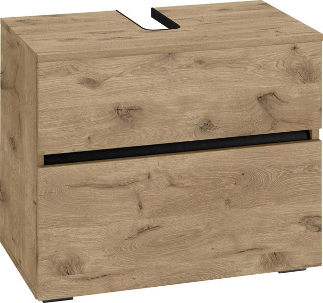 Dorel Home Wisla Hanging Cabinet with Mirror Oak Look