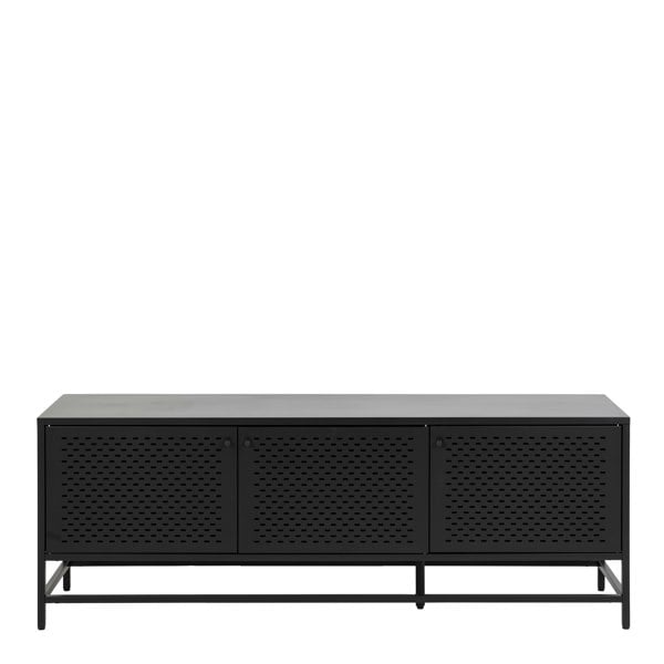 Furniture To Go Newcastle 3 Door Sideboard in Matt Black