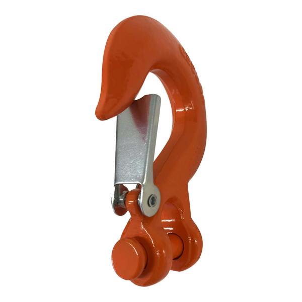 WINCHMAX Winch Hook 3/8 Inch Clevis Forged G70, Orange.  Suitable for Winches up to 14,000lb