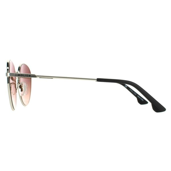 Police Sunglasses SPL971C Tuxedo 2 579K Palladium Silver Silver Mirror