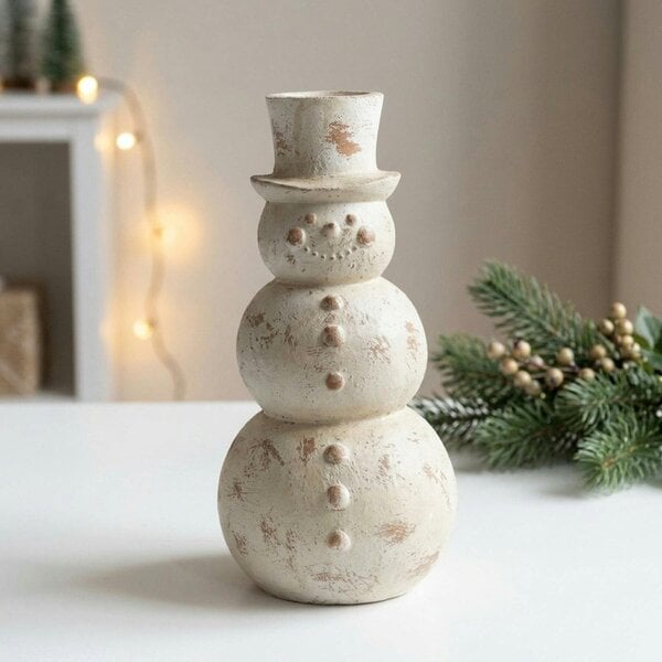Garden Greatness Vintage Christmas Snowman Ornament