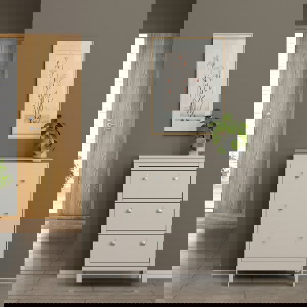 Furniture To Go Madrid Chest 3 Drawers in Cashmere