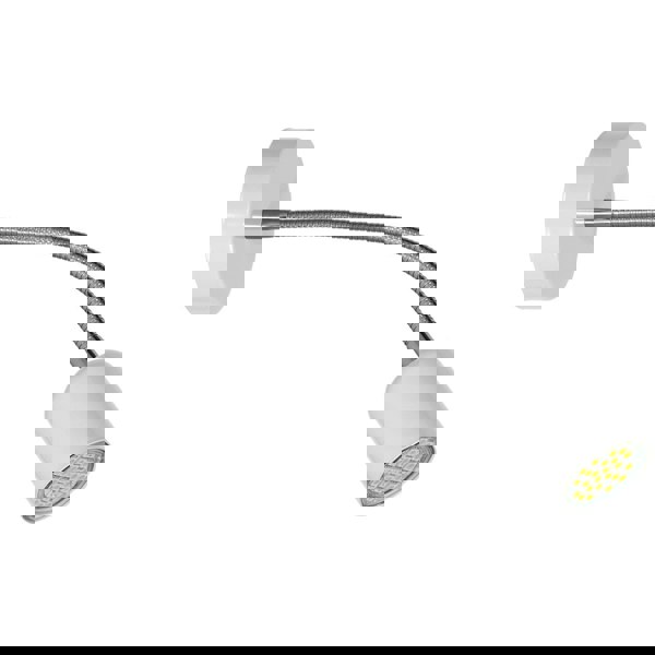 Milagro Maxi White Wall Lamp 1XGU10 High Quality Hand Made Scandi Style Wall Light Stylish Subtle And Fully Adjustable