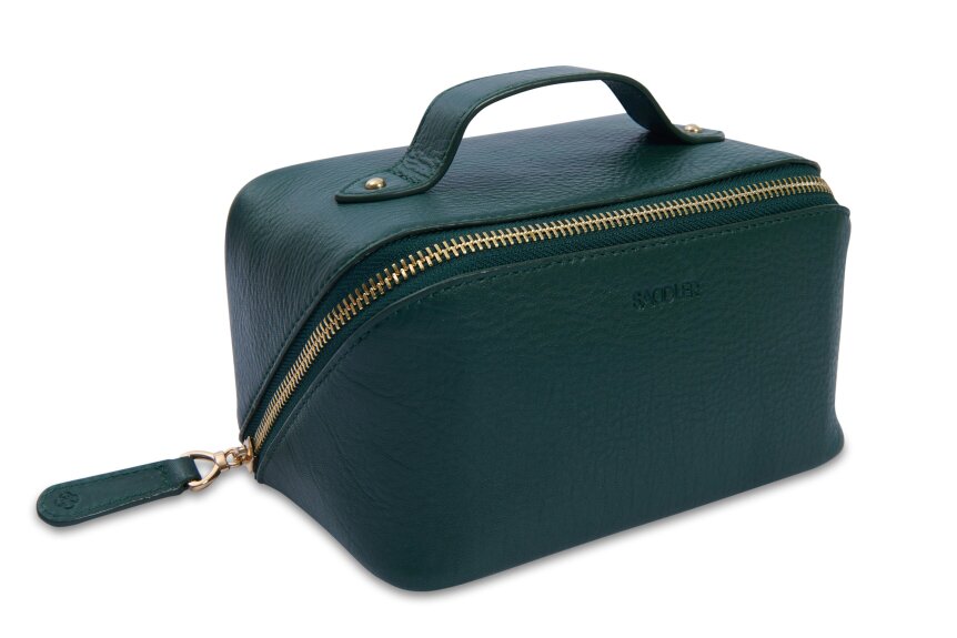 SADDLER "Harriet" Real Leather Vanity Box Case (Gift Boxed) - Green