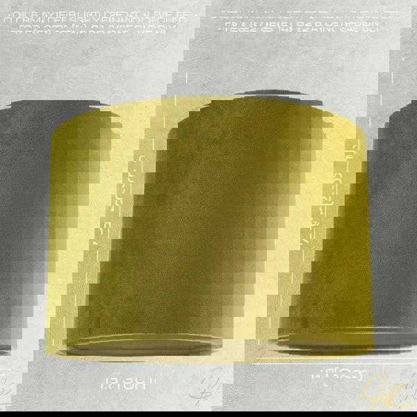 Soft Velvet Olive Green Fabric Round Lamp Shade for Table or Pendant Image 6