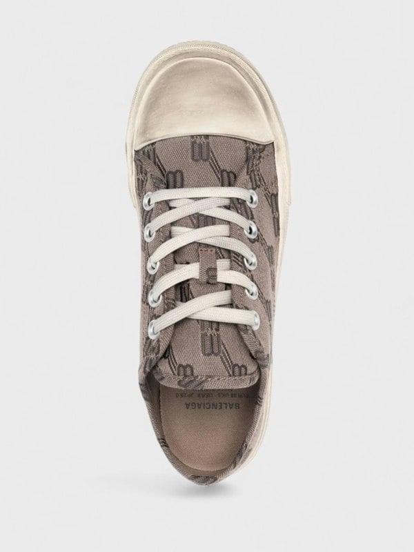 Balenciaga Paris Low Top Monogram Brown - Supplied FashionBalenciaga