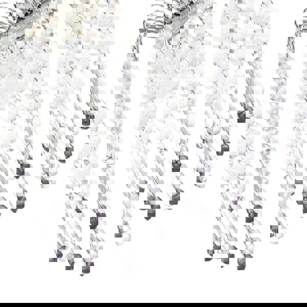 Classic Waterfall Pendant Shade with Clear and Smoked Black Acrylic Image 3