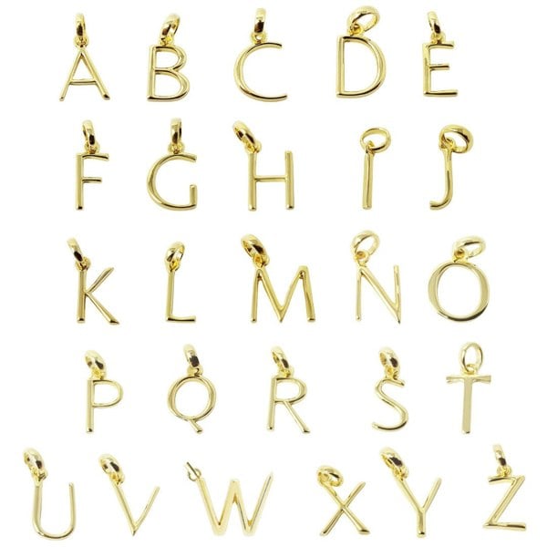 18ct Gold Plated Alexandrite June Birthstone Crystal Initial Necklace