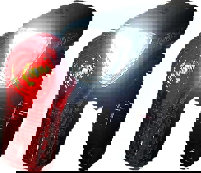 Sport Direct 5 x White LEDs & 3 Diode Red 0.5W LEDs Battery Bike Light Set