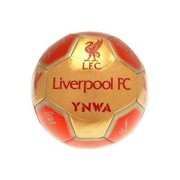 Liverpool FC Signature Football - Red/Gold