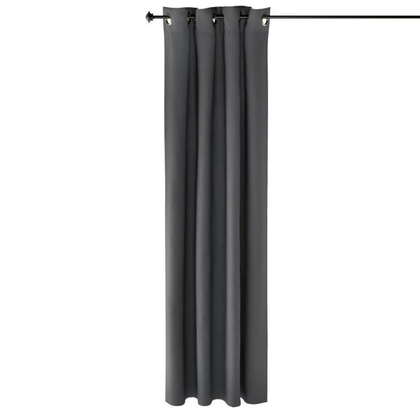 WALPLUS Collins Blackout Curtain 52x84 in. 1 Panel, Dark Grey | Modern Decorative Wall Art for Home Interior