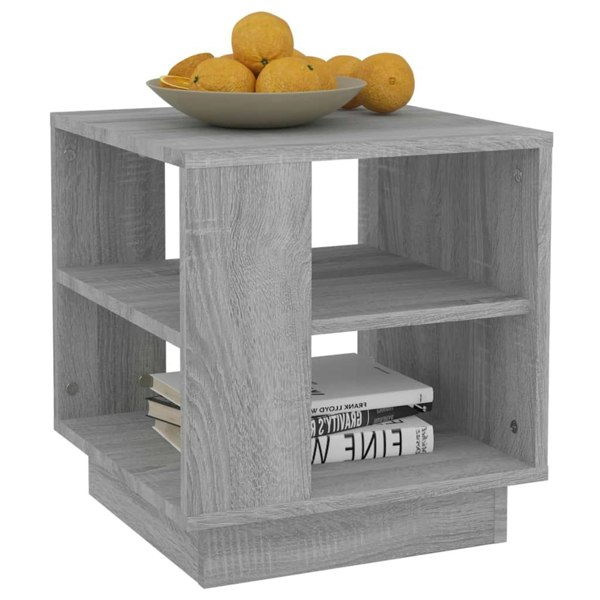 Berkfield Coffee Table Grey Sonoma 40x40x43 cm Engineered Wood