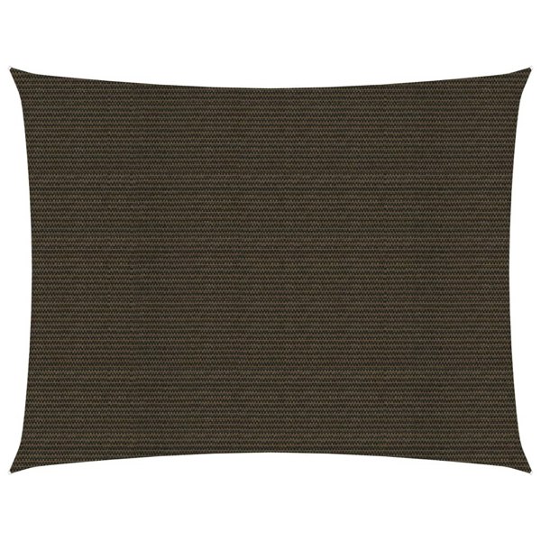 Berkfield Sunshade Sail 160 g/m�__ Brown 3x4.5 m HDPE