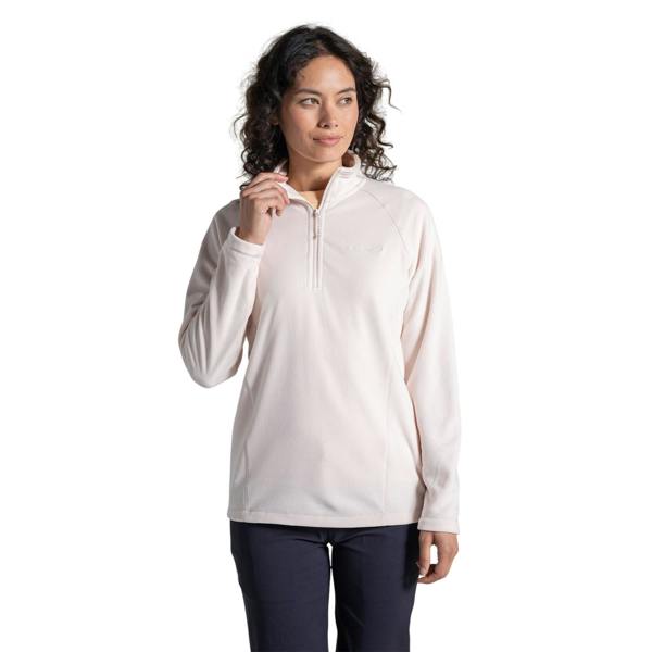 Craghoppers Womens/Ladies Miska VI Half Zip Fleece - Sugared Almond - 