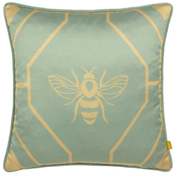 Furn Bee Deco Geometric Cushion Cover - Eau De Nil - 