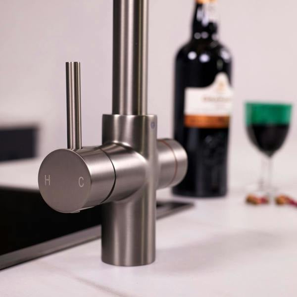 Impromta 4 in 1 Biometric Boiling Water Tap | Gun Metal Finish