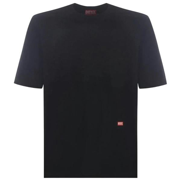 Diesel Unisex Adult Graffiti Logo T-Shirt - Black - 