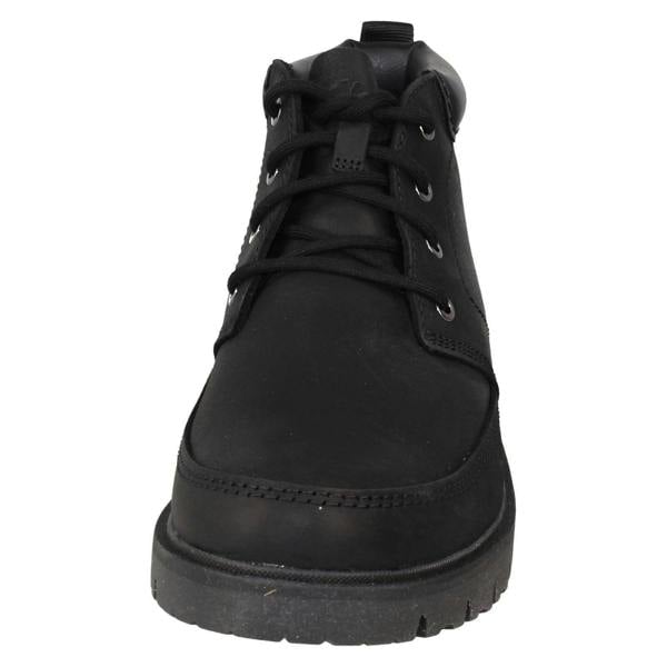 Clarks Mens Clarks Leather Lace Up Ankle Boots Rossdale Mid