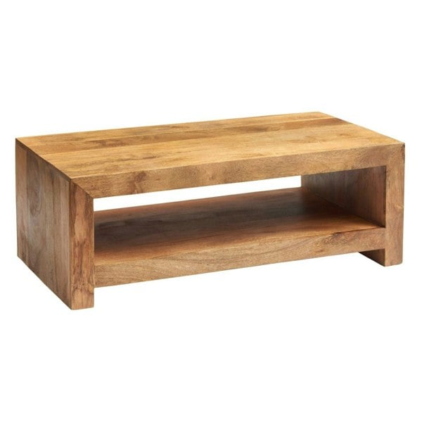 IH Design Logan Light Mango Large Contemporary Coffee Table