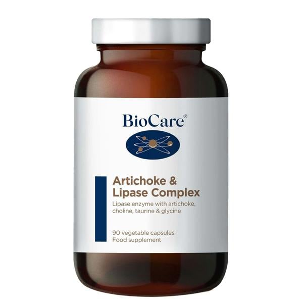 BioCare Digestion Supplements  Artichoke & Lipase Complex x 90 Capsules