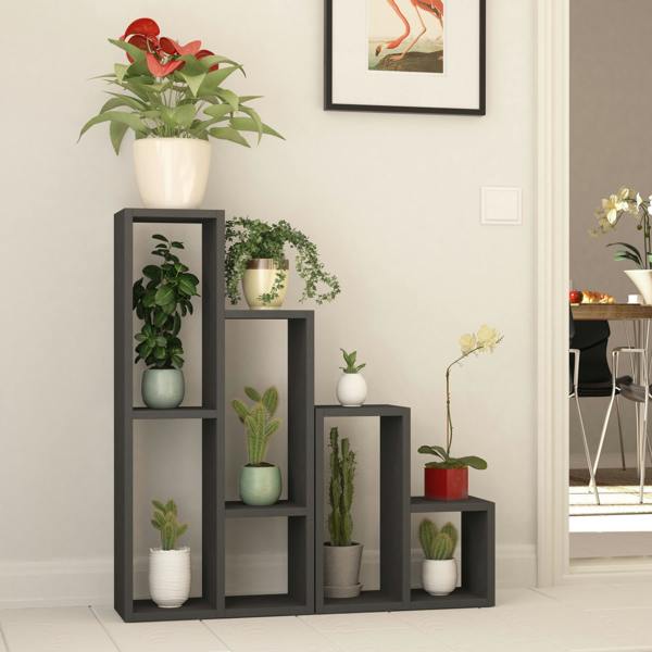 Decortie Sule Modern Plant Stand Multipurpose 2-Piece Display H 89cm