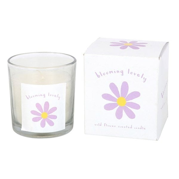 Serano Blooming Lovely Daisy Wildflower Candle