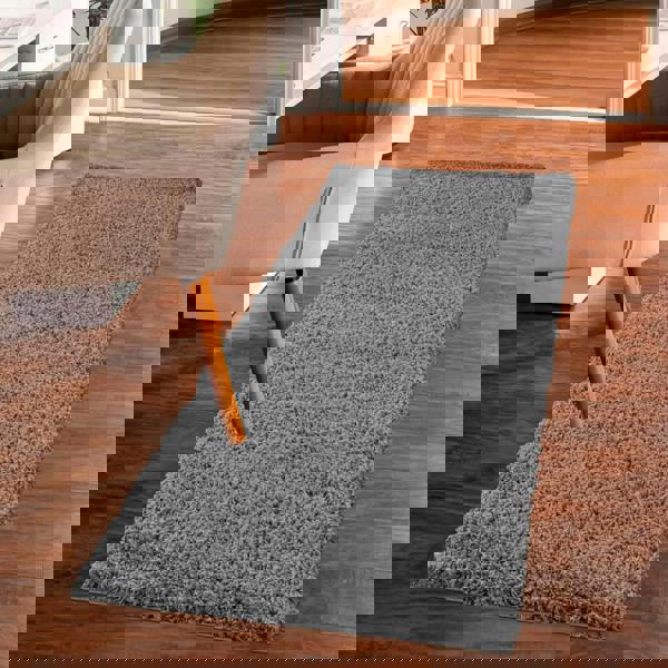 Smart Living Shaggy Rug - Dark Grey