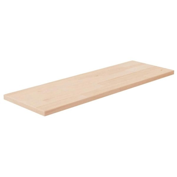 Berkfield Shelf Board 60x20x1.5 cm Untreated Solid Wood Oak
