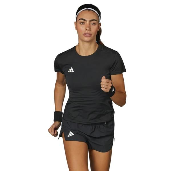 Adidas Womens Adizero Aeroready Running T-Shirt Black IN1172
