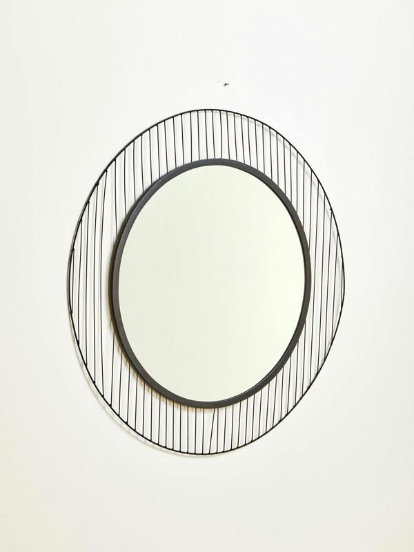 Interiors by Premier Trento Linear Lines Frame Wall Mirror