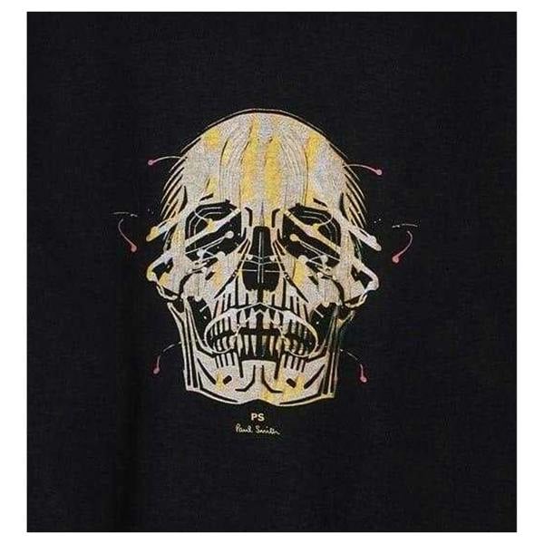 Paul Smith Mens Skull Crew Neck Sweatshirt - Black - 