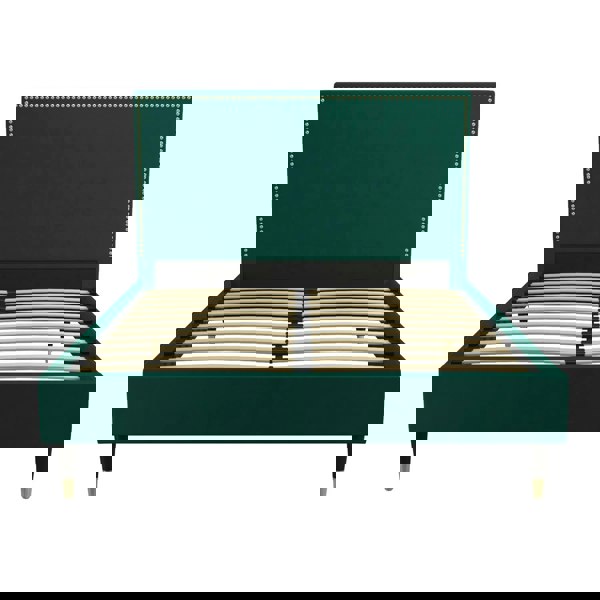 Dorel Home Audrey Bed Velvet Green - Double