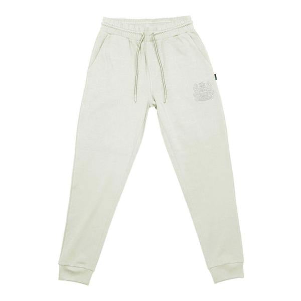 Aquascutum Mens Cotton Tapered Leg Slim Joggers - Beige - 