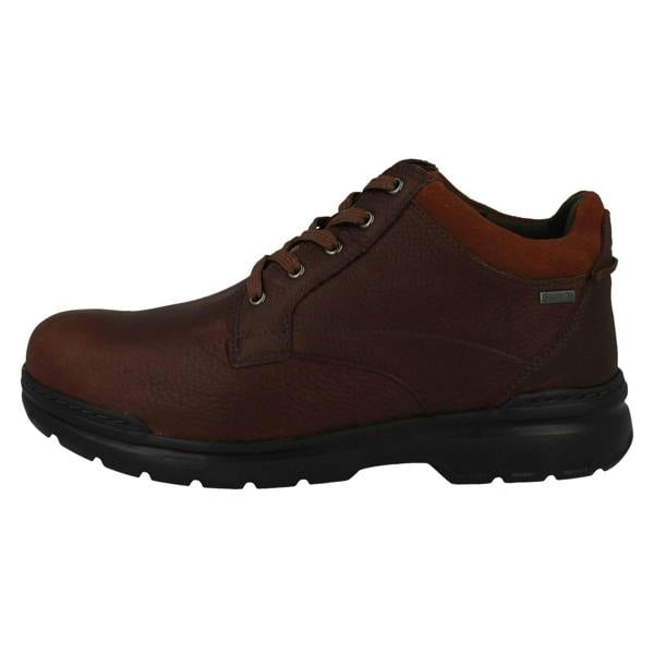 Clarks Mens Clarks Gore-Tex Casual Lace Up Ankle Boots Rockie Mid GTX