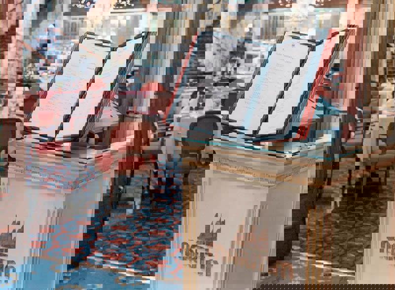 Durable SHERPA TABLE 10 Display Panel Desk Stand Module | A4 Grey