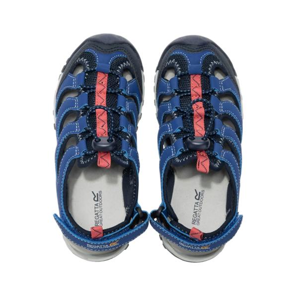Regatta Childrens/Kids Westshore IV Sandals - Aviator Blue/Peach Pink - 
