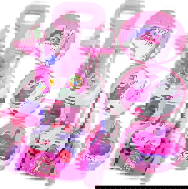 deAO Toys Housekeeping Cleaning Trolley Playset