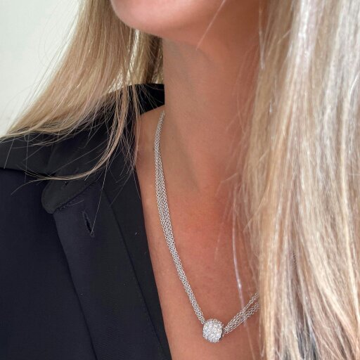 Cachet London Valora Silver Necklace