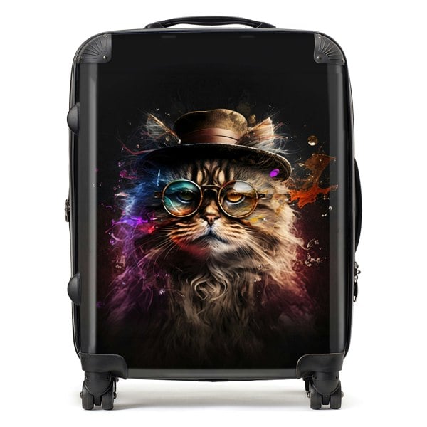 Warren Reed Siberian Cat Splashart Suitcase