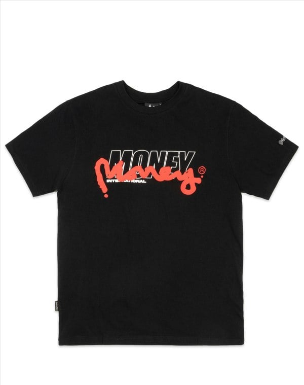 Money Double Money Tee - Black/Red