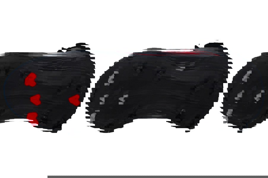 Adidas F50 League Mid Fg/Mg Mens Football Boots  JI0435 - Black Iron Metallic Red - Photo 4