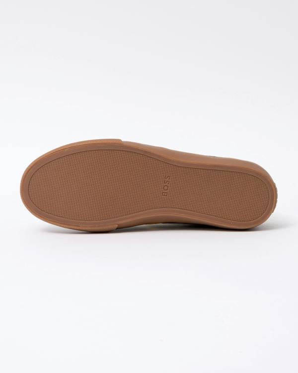 Back of the BOSS Orange Aiden Tenn Mipu Mens Trainers - Dark Green 307