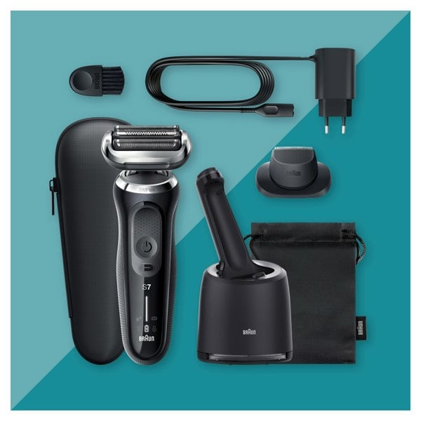 Braun Series 7 70-N7200cc Electric Shaver with Precision Trimmer, SmartCare Center - Black