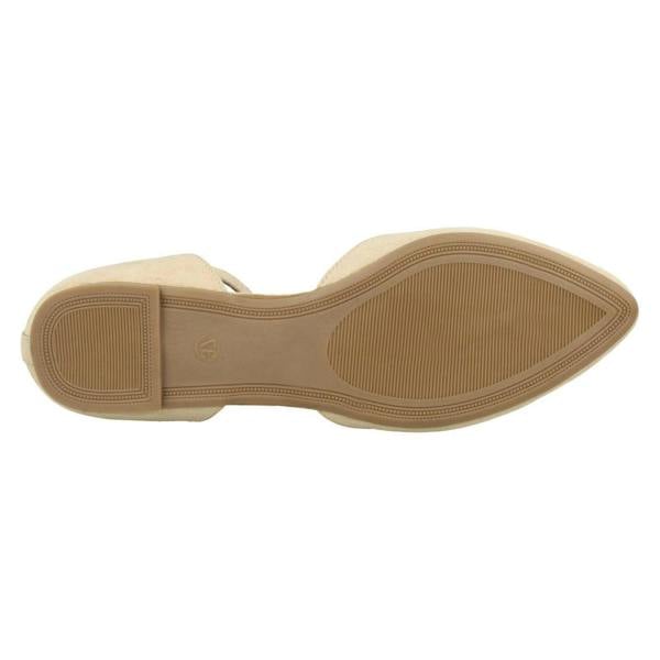 Spot On Ladies Spot On Ankle Strap Ballerinas
