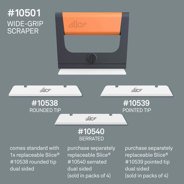 Slice Wide-Grip Scraper Compatible Blades - DaltonSafety