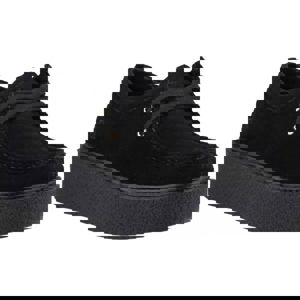 Hush Puppies Bridie Suede Leather Women's Black Moccasins Shoes