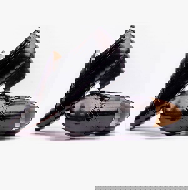 Montecatini PABLO Mens Cuban Heel Reptile Leather Shoes Black