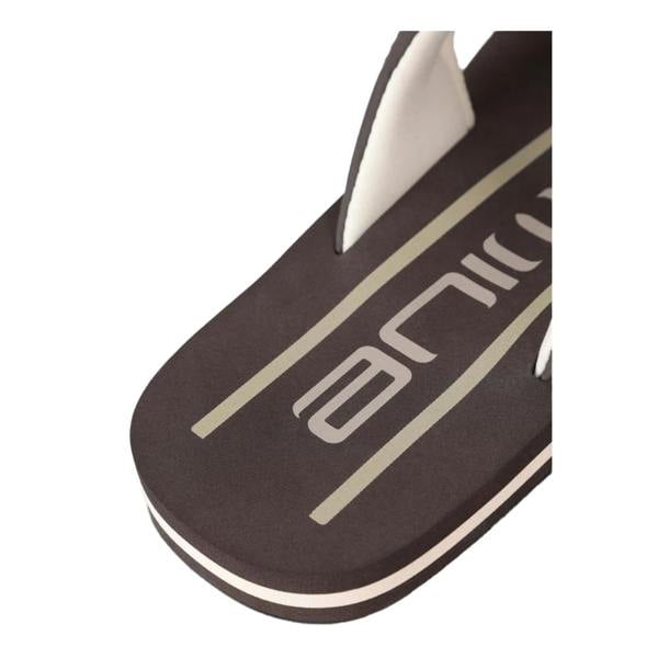 Animal Mens Jekyl Logo Flip Flops - Dark Brown - 