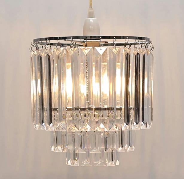 Pagazzi Lighting Bria Clear Easy-Fit Pendant